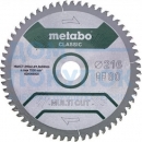 Диск пильный Multi Cut Classic (216x30 мм; 60Z; FZ/TZ 5neg) Metabo 628066000