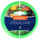Леска Starline (15 м; 2 мм; звезда; зеленая) PATRIOT 805201056