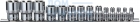 Набор головок Е-профиль 14 предметов для гайковертов Ombra 910614