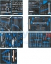 Набор инструментов для тележки, 15 ложементов, 325 предметов KING TONY BOARD 934-325MRVD