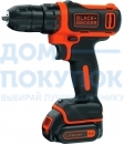 Дрель аккумуляторная BLACK & DECKER BDCDD12KB-XK