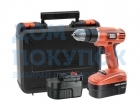 Дрель аккумуляторная BLACK & DECKER EPC18CABK