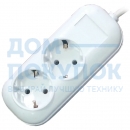 Удлинитель бытовой GLANZEN EU-02-02Z