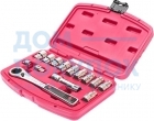Набор головок со сквозным отверстием 10-19мм в кейсе 14шт JTC-3439
