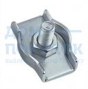 Зажим троса плоский цинк Simplex10мм х1 Н0011982