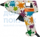 Термоклеевой пистолет с комплектом цветных стержней (20 штук) СПЕЦ Дизайн БПК-60-1 СПЕЦ-3267
