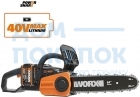 Цепная пила аккумуляторная WORX WG384E.9