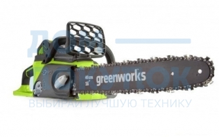 Аккумуляторная бесщеточная цепная пила Greenworks GD40CS40 20077UB