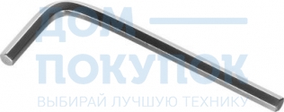 Ключ имбусовый, хромованадиевая сталь, хромированное покрытие, 4мм ЗУБР 