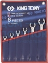 Набор разрезных ключей (8-22 мм, 6 предметов) KING TONY 1306MR