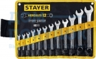 Набор комбинированных гаечных ключей 12 шт, 6 - 22 мм, STAYER 27081-H12