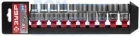 Набор торцовых головок МАСТЕР (10 шт; 10-19 мм; 1/2"; Cr-V) Зубр 27652-H10