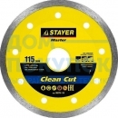 Диск алмазный STAYER Clean Cut 115 мм сплошной 36675-115